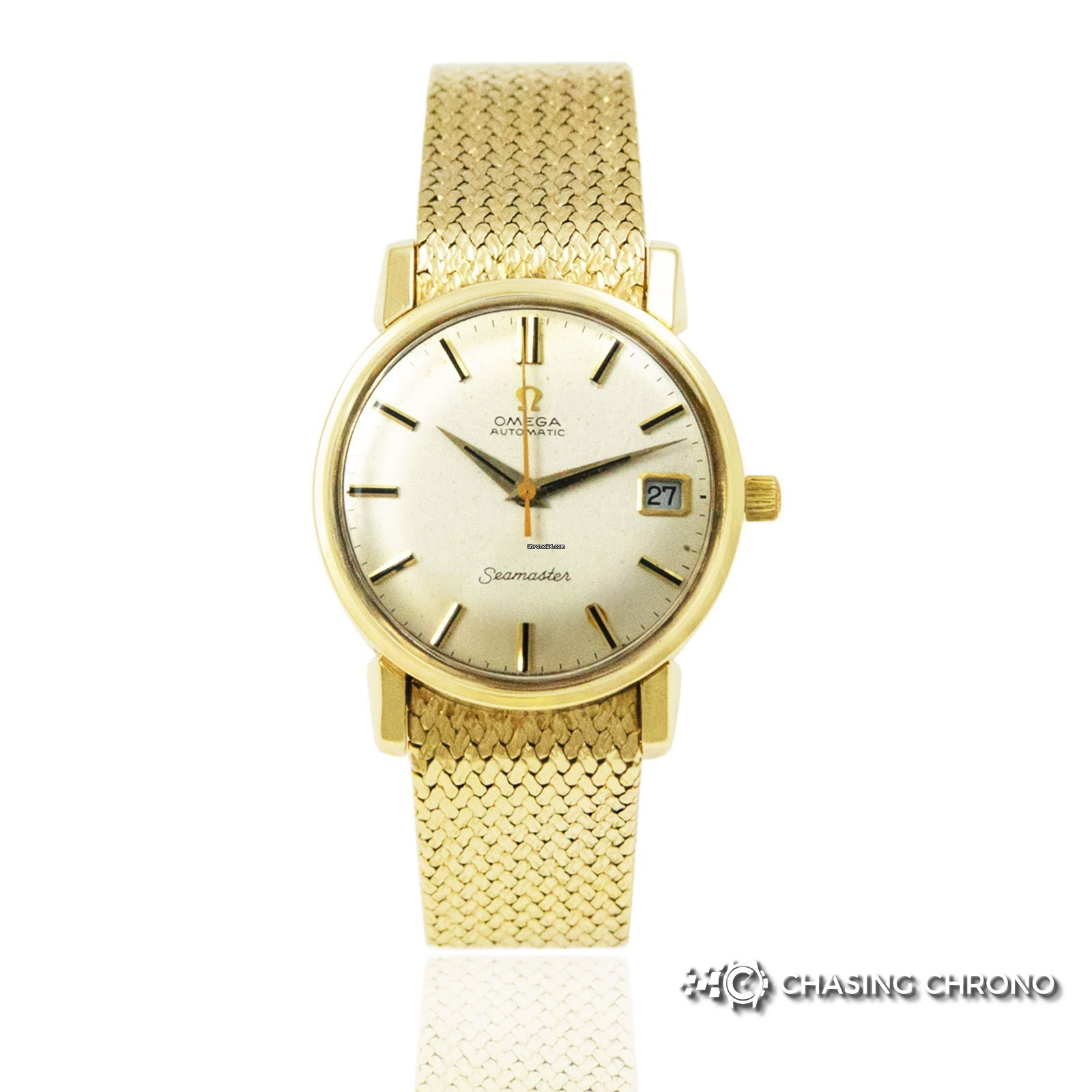gold omega watch 1960's